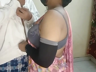 Desi saree stunner gets her rear end smashed rock-hard in hot Indian girlfriend ravage frenzy