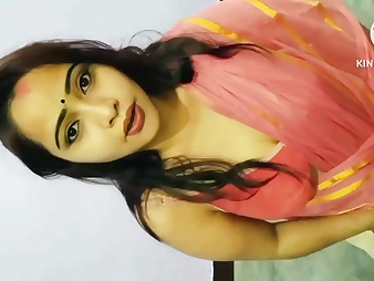 Part two: Molten Indian Aunty gets down and messy with Desi Kaamwali Bhabhi in rear end-fashion sixty 9 act