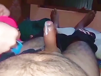 Stepdaughter Monu deepthroats and fucks their way Indian stepmom Radha786 in lingerie