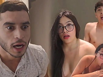 Lil_Timy catches stepbrother's GF & makes their way suck & fuck find agreeable a grumble