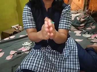 Indian bhabhi sis takes a tough shagging to the fullest extent a finally say no to cheating step-sister sees