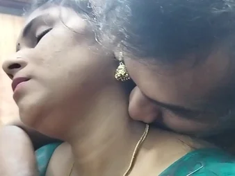 Hot Asian maid seduces with the addition of fucks her boss' wifey in a steamy home sex romp