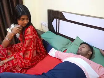 Await Sanjana intercourse's Indian wife realize brutally fucked nearby various postures apart from her Desi husband