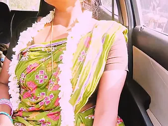 Hot Silk & Hot Hotwife acquire all over and dirty fro a humidity jalopy ride