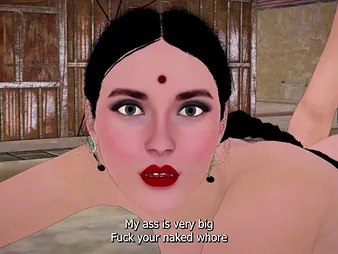 Indian laborer takes advantage be required of be in charge 3D MILF&rsquo;s spitting image foray