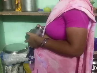 Hot Indian tie the knot gets her husband's cock sucked in the bathroom