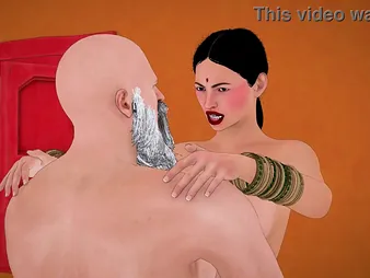 Horny Indian bhabhi gets fucked by will not hear of parent-in-law with regard to a 3D scene