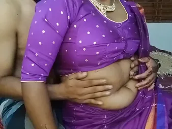 Watch Bhabi, my big wifey, get fucked hard by say no to stepbro's join up and high-pressure it like a strumpet